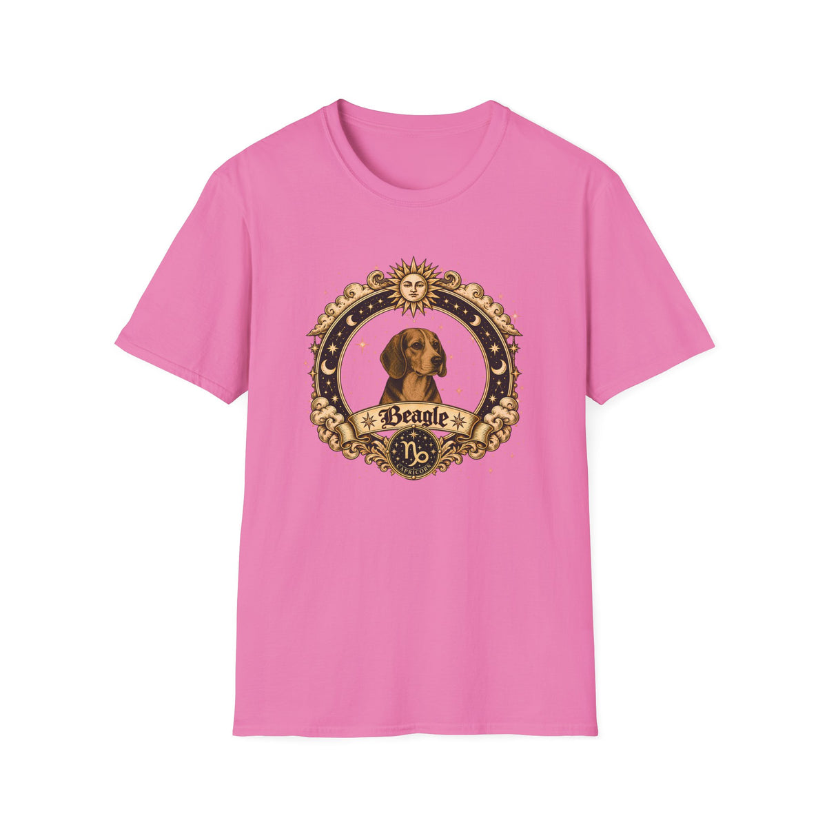 Zodiac Capricorn Beagle - Dog Horoscope Star Sign - Supersoft Unisex T-shirt