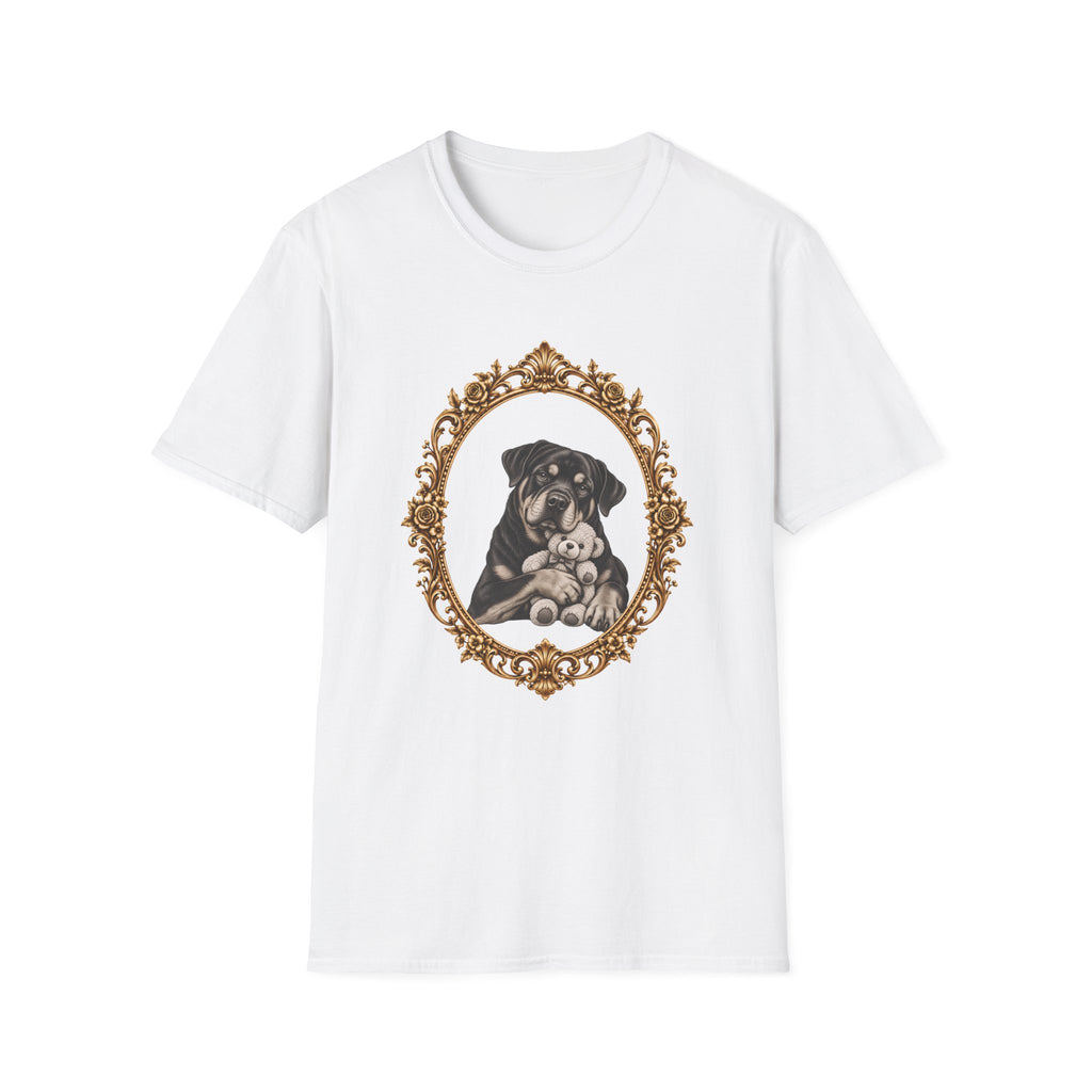 The Gentle Giant – Rottweiler & Teddy Bear - Supersoft Unisex T-shirt