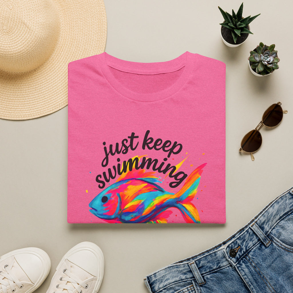 Just Keep Swimming - Goldfish –  Supersoft Unisex T-Shirt