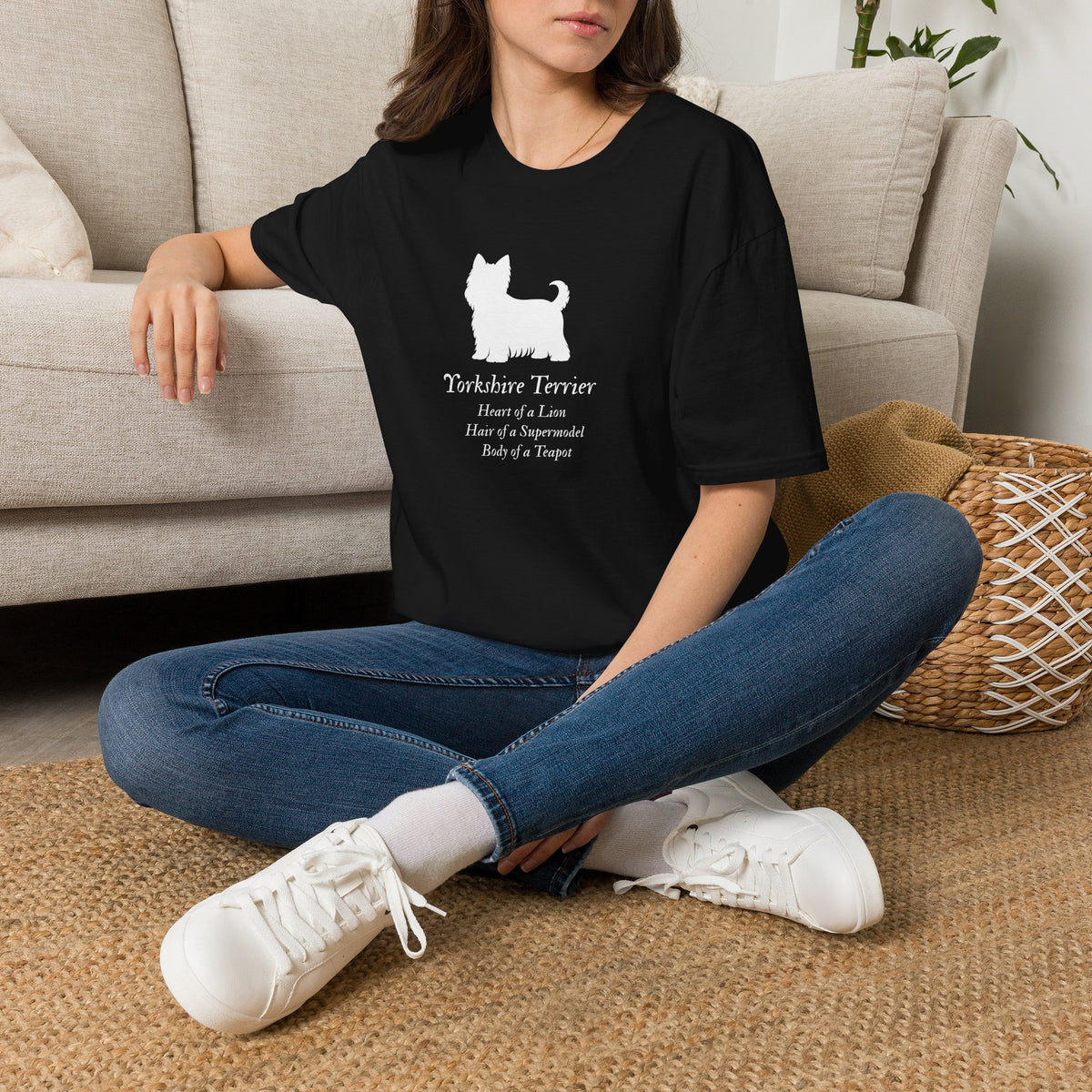 Heart of a Lion - Yorkshire Terrier – Supersoft Unisex T-Shirt