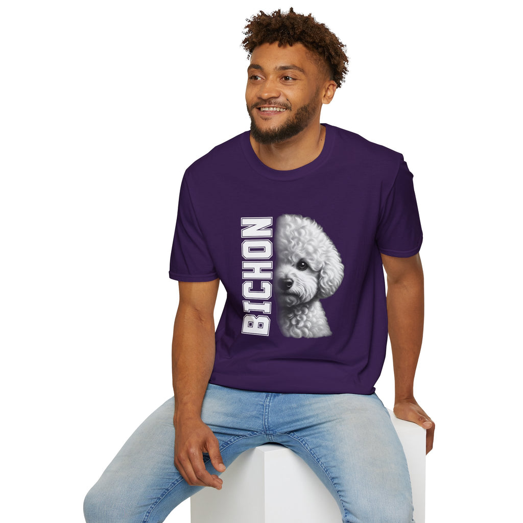 Bichon Frise On Duty - Supersoft Unisex T-shirt