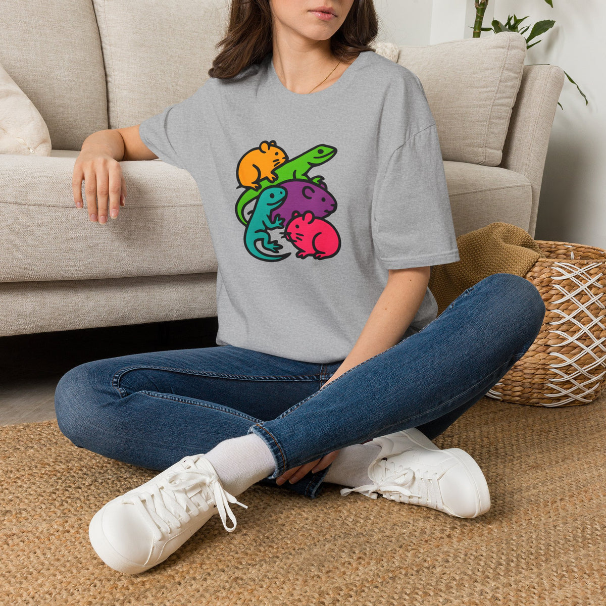 Colourful Animals –  Supersoft Unisex T-Shirt