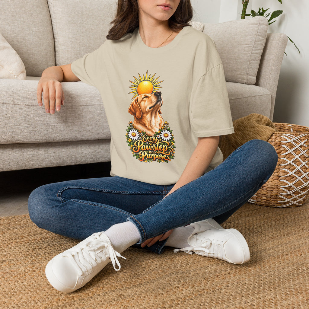 Every Pawstep Has Purpose - Labrador - Supersoft Unisex T-shirt