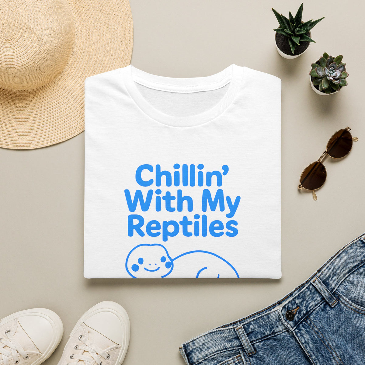 Chillin' With My Reptiles –  Supersoft Unisex T-Shirt
