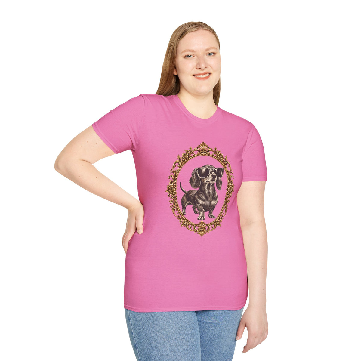 The Duke of Cool – Dachshund - Supersoft Unisex T-shirt