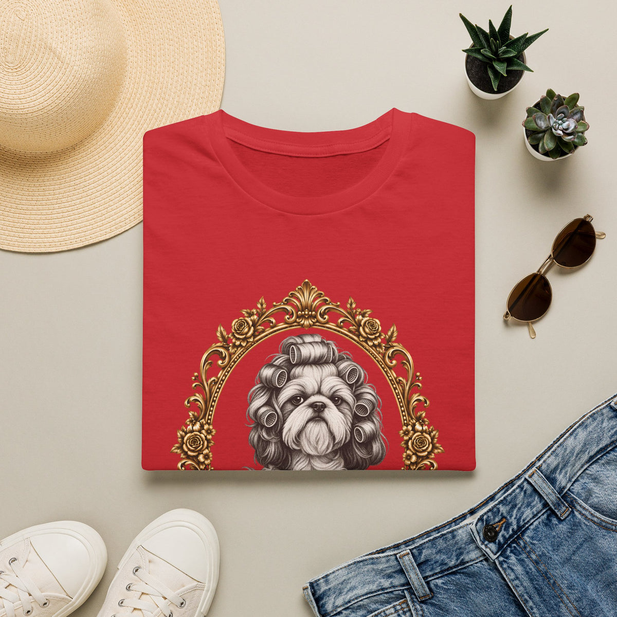 Lady Fluffington – Shih Tzu - Supersoft Unisex T-shirt