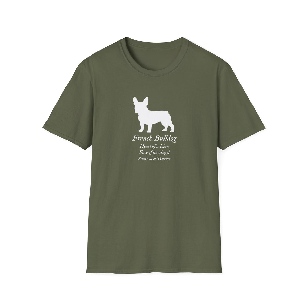 Heart of a Lion - French Bulldog – Supersoft Unisex T-Shirt