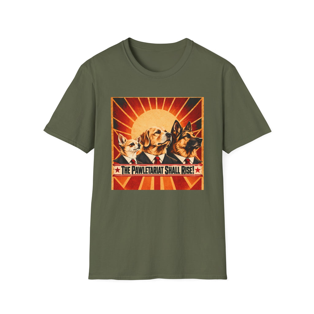 The Pawletariat Shall Rise! – The Great Biscuit Revolution - Supersoft Unisex T-shirt