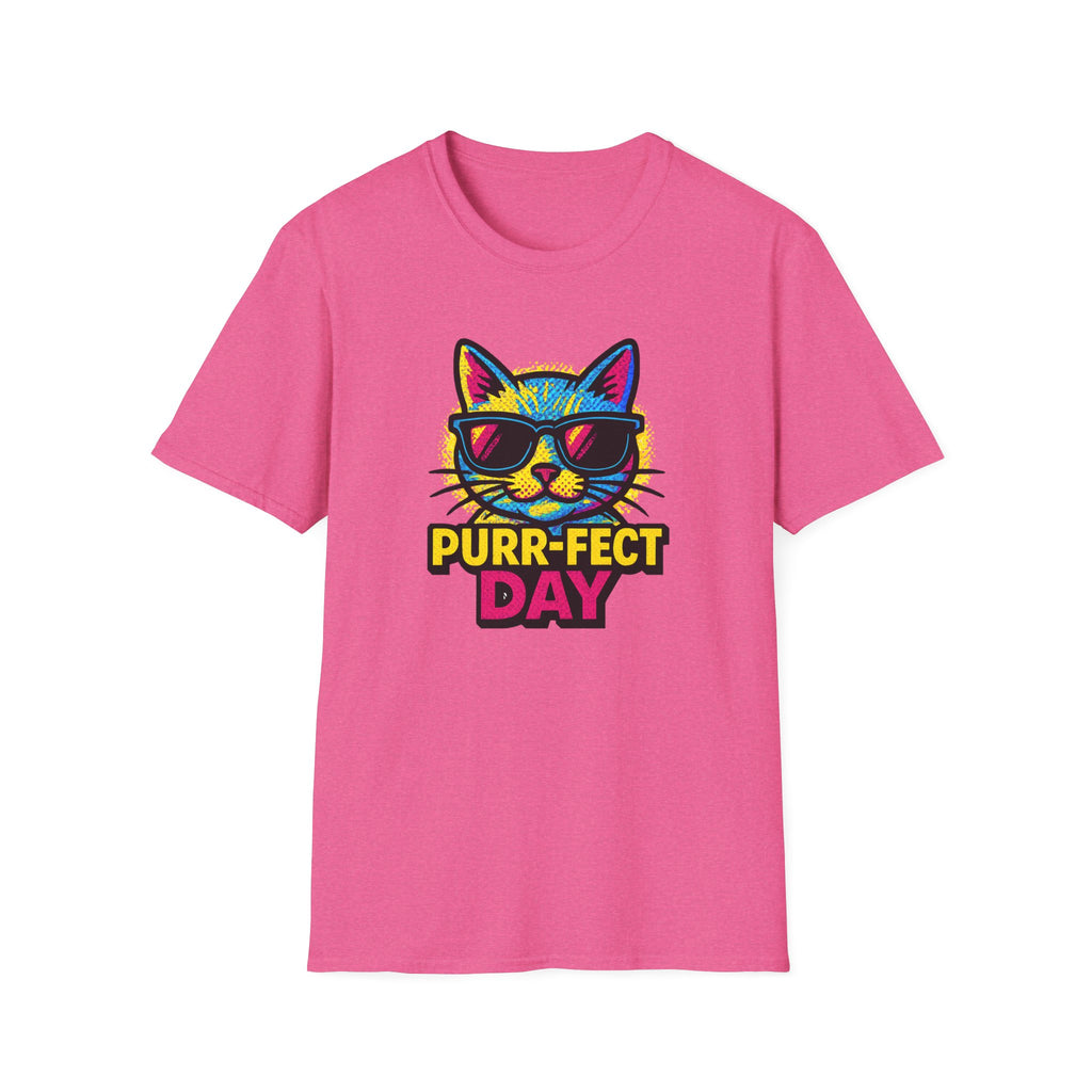 Purr-Fect Day Cat –  Supersoft Unisex T-Shirt