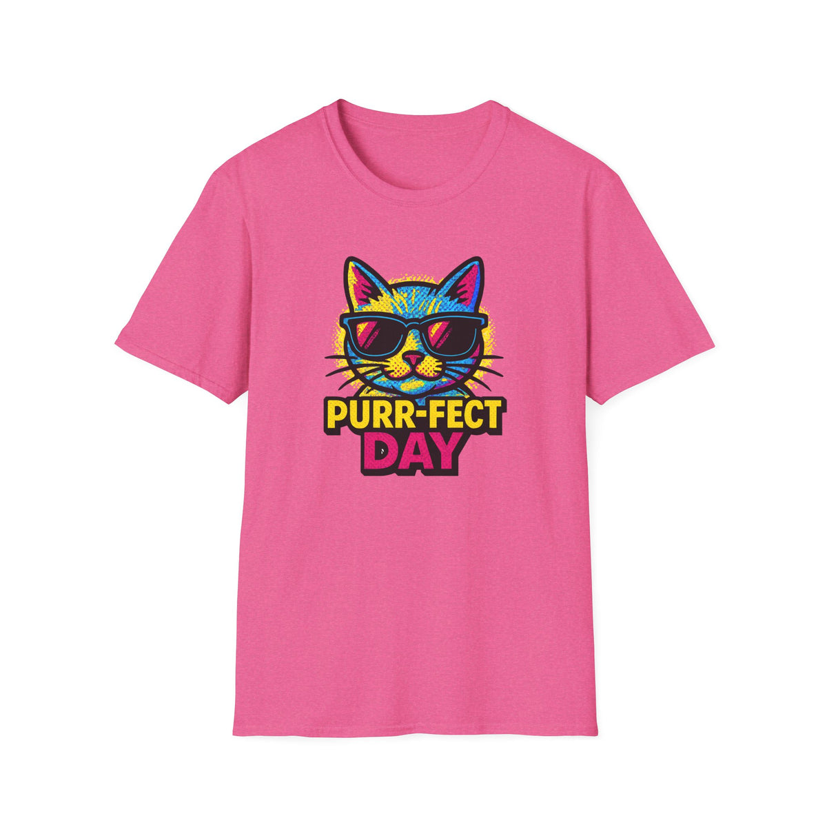Purr-Fect Day Cat –  Supersoft Unisex T-Shirt