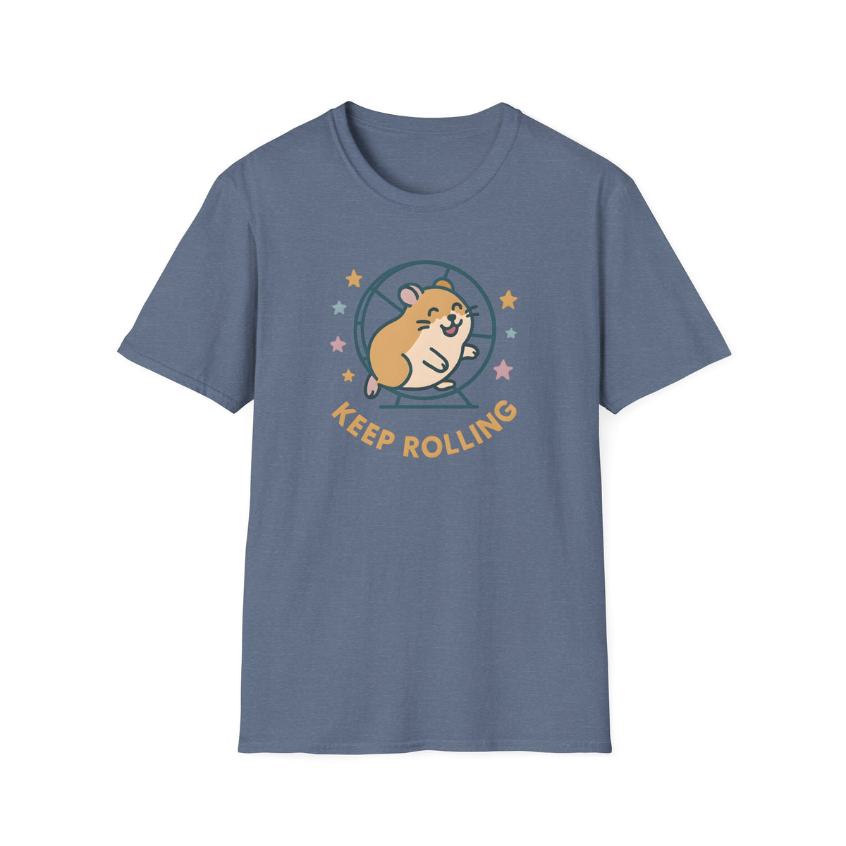 Keep Rolling Hamster –  Supersoft Unisex T-Shirt