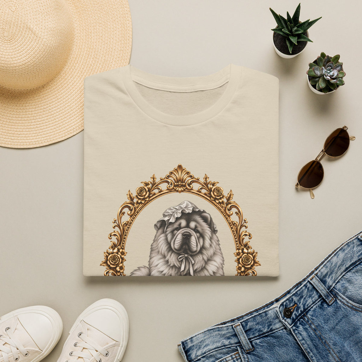 The Dowager Duchess of Fluff – Chow Chow - Supersoft Unisex T-shirt