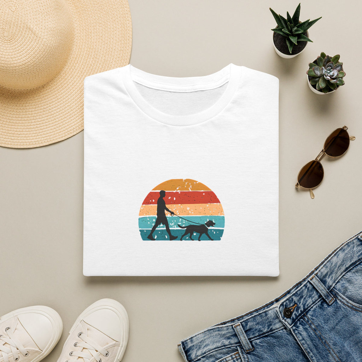 Walkies...Wherever the Dog Decides –  Supersoft Unisex T-Shirt