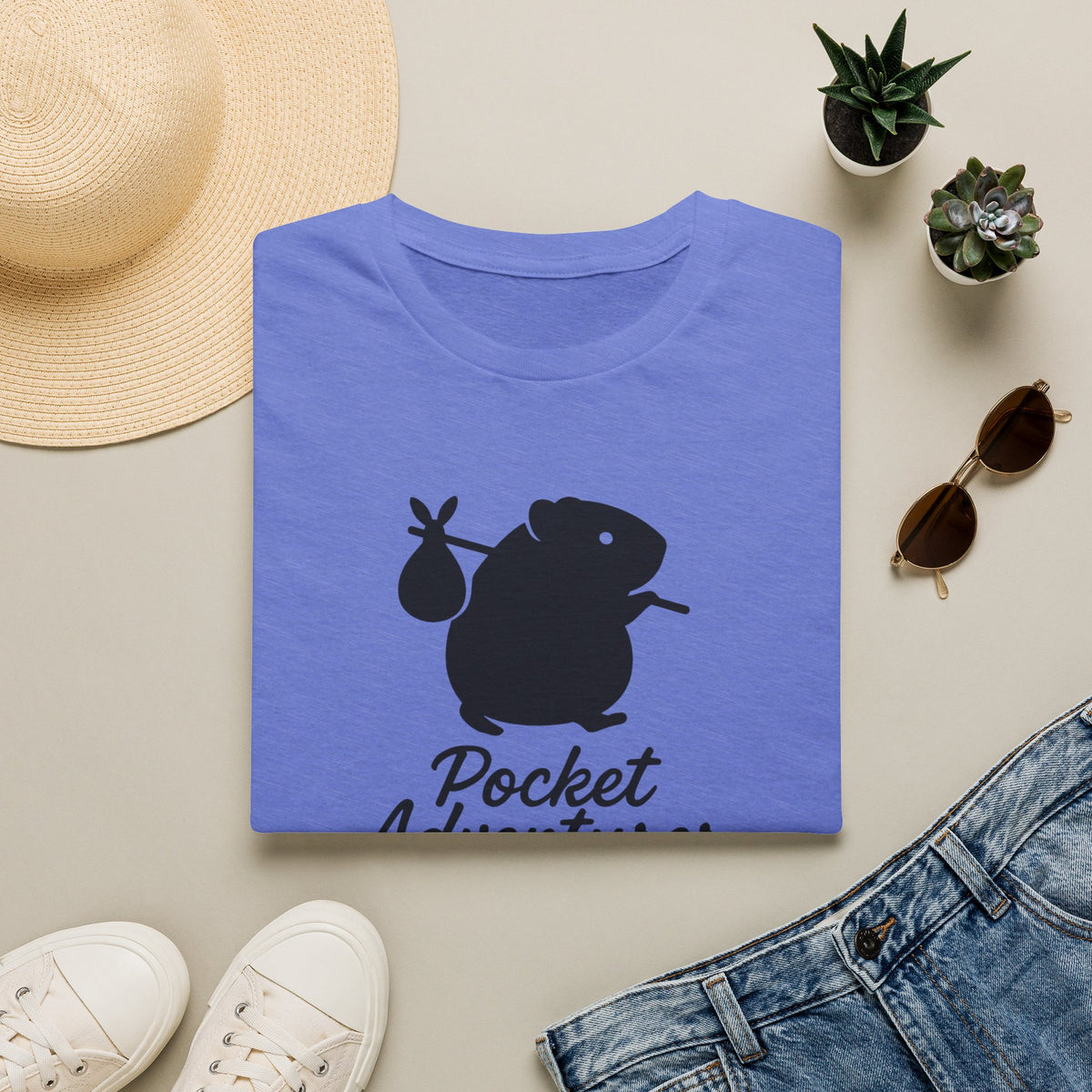 Pocket Adventures Hamster –  Supersoft Unisex T-Shirt