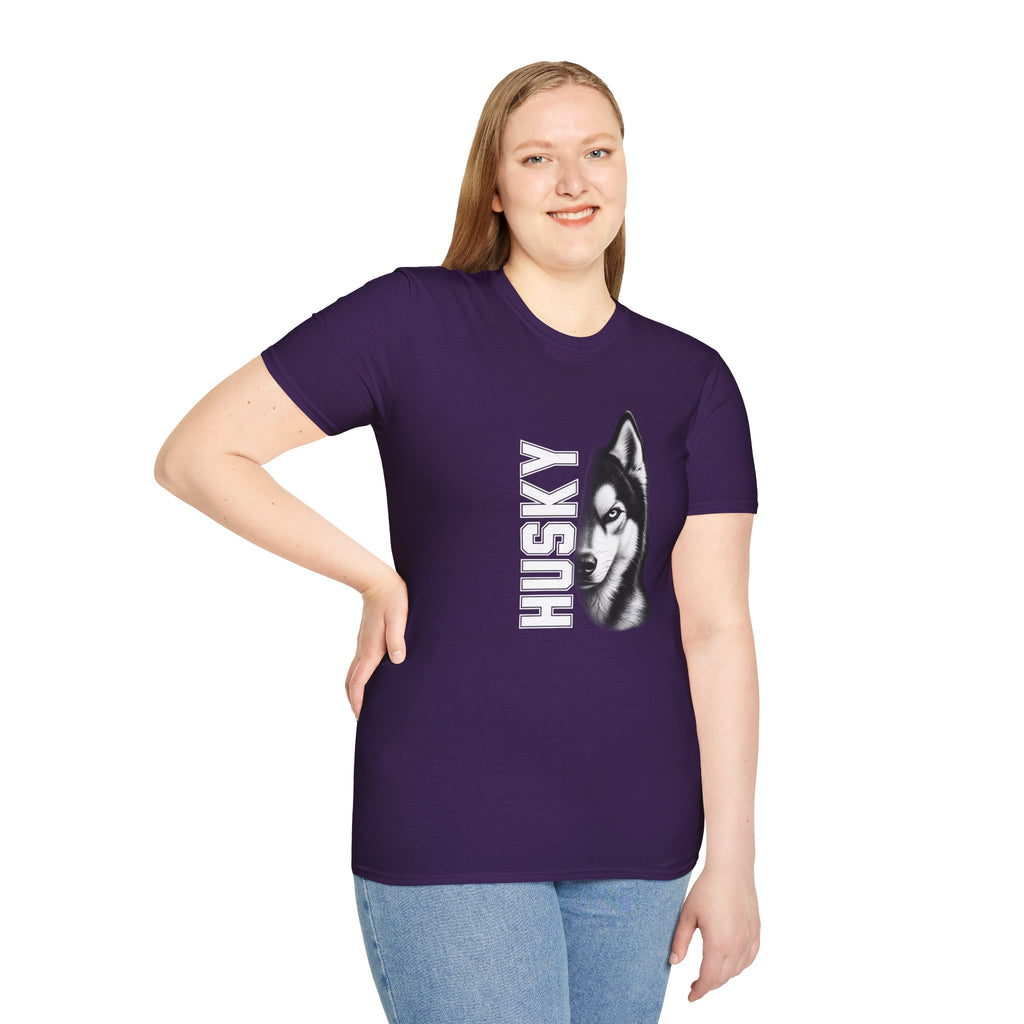 Siberian Husky On Duty - Supersoft Unisex T-shirt