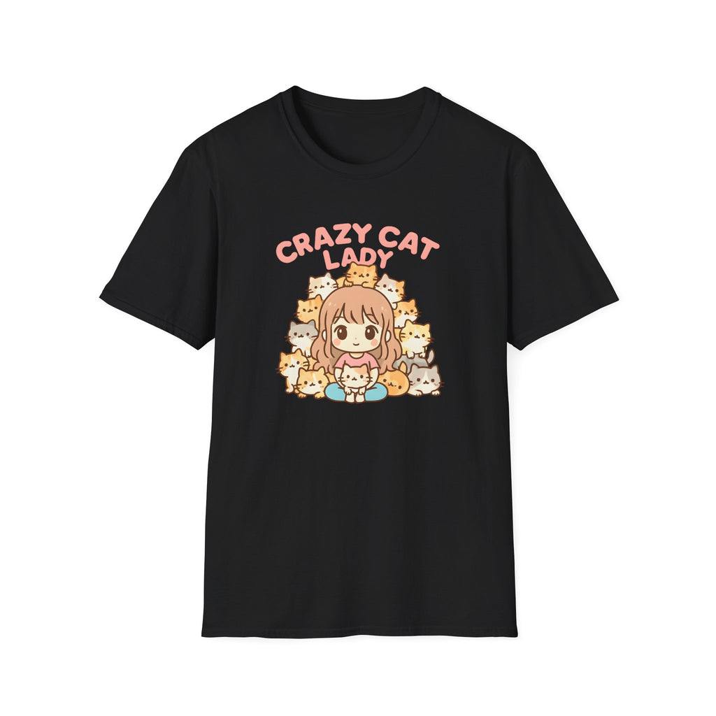 Crazy Cat Lady Cute Kawaii –  Supersoft Unisex T-Shirt