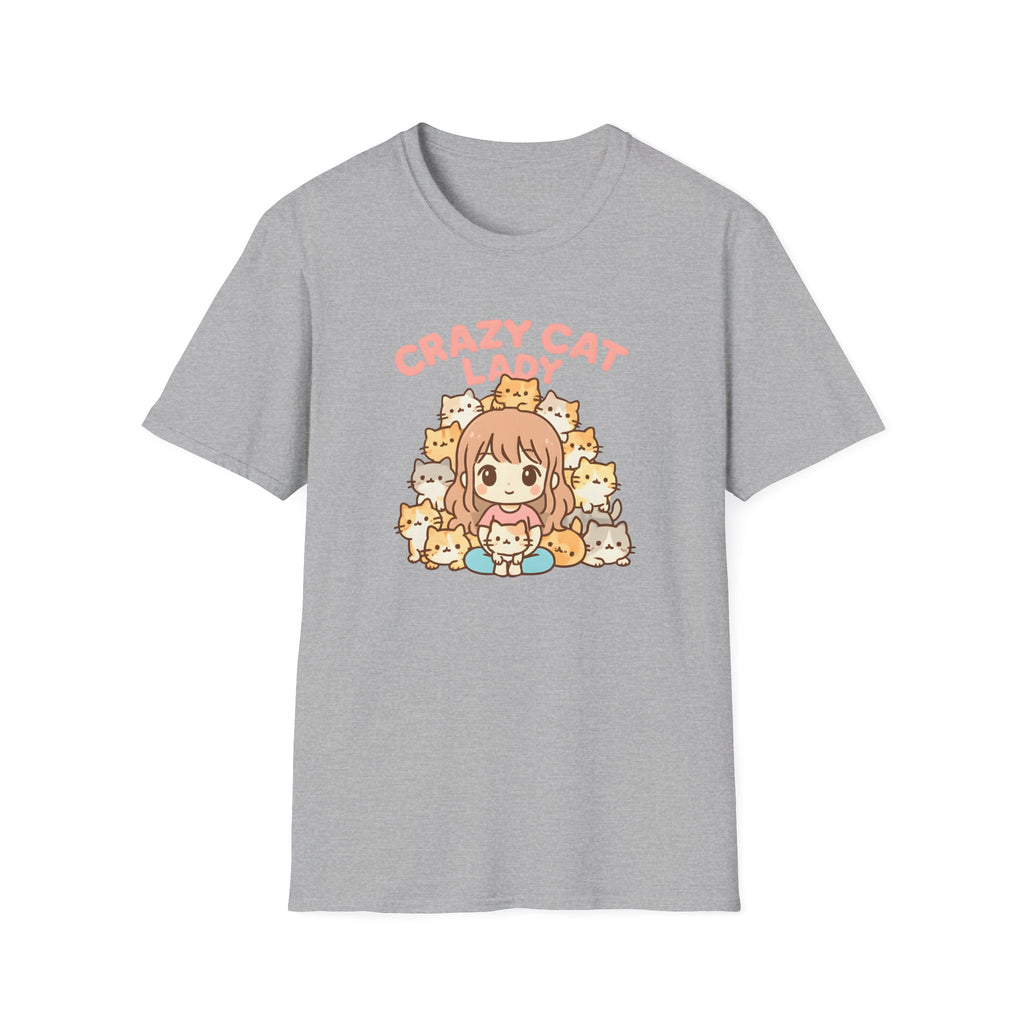 Crazy Cat Lady Cute Kawaii –  Supersoft Unisex T-Shirt