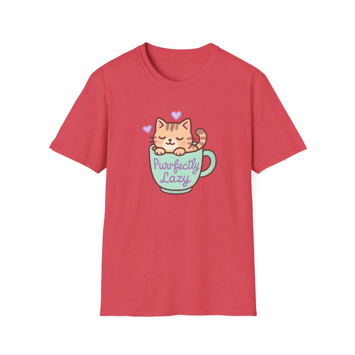 Purfectly Lazy Cat –  Supersoft Unisex T-Shirt