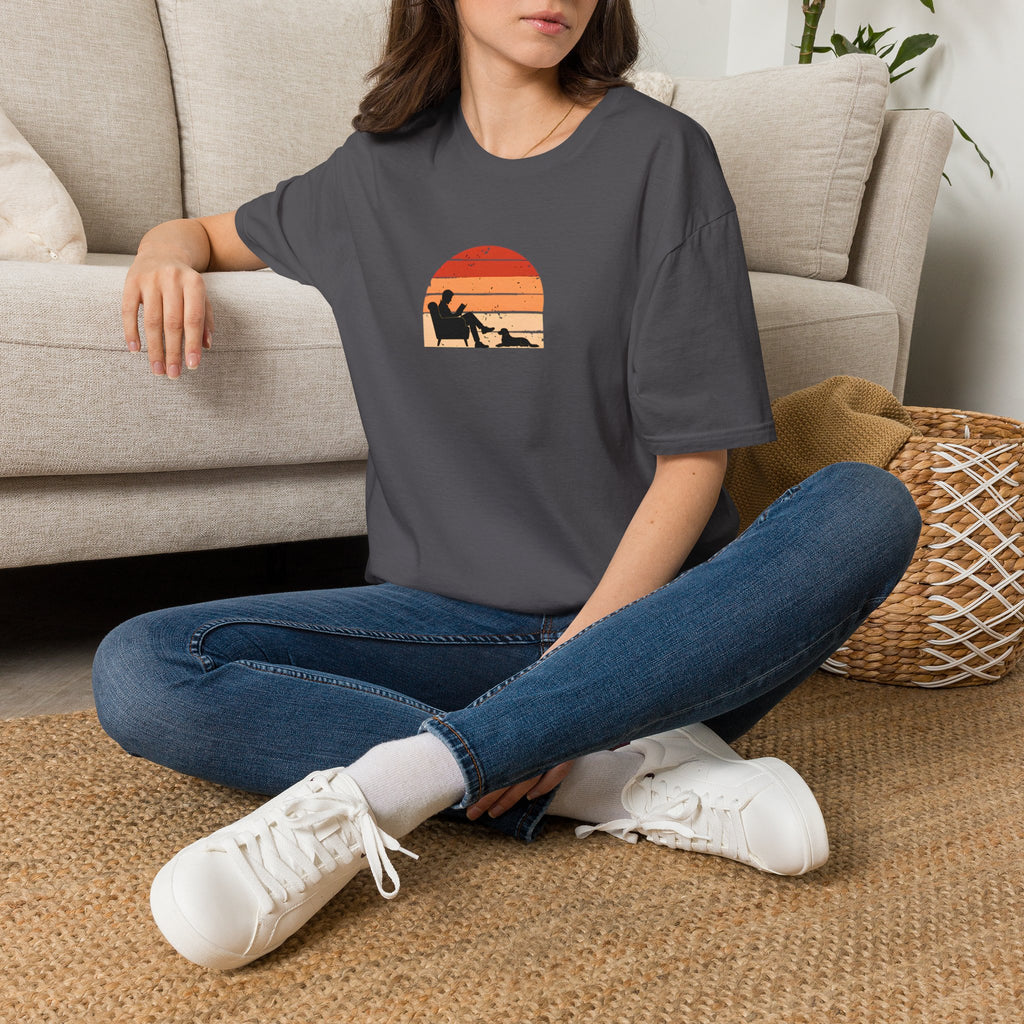 A Good Book & My Best Friend –  Supersoft Unisex T-Shirt