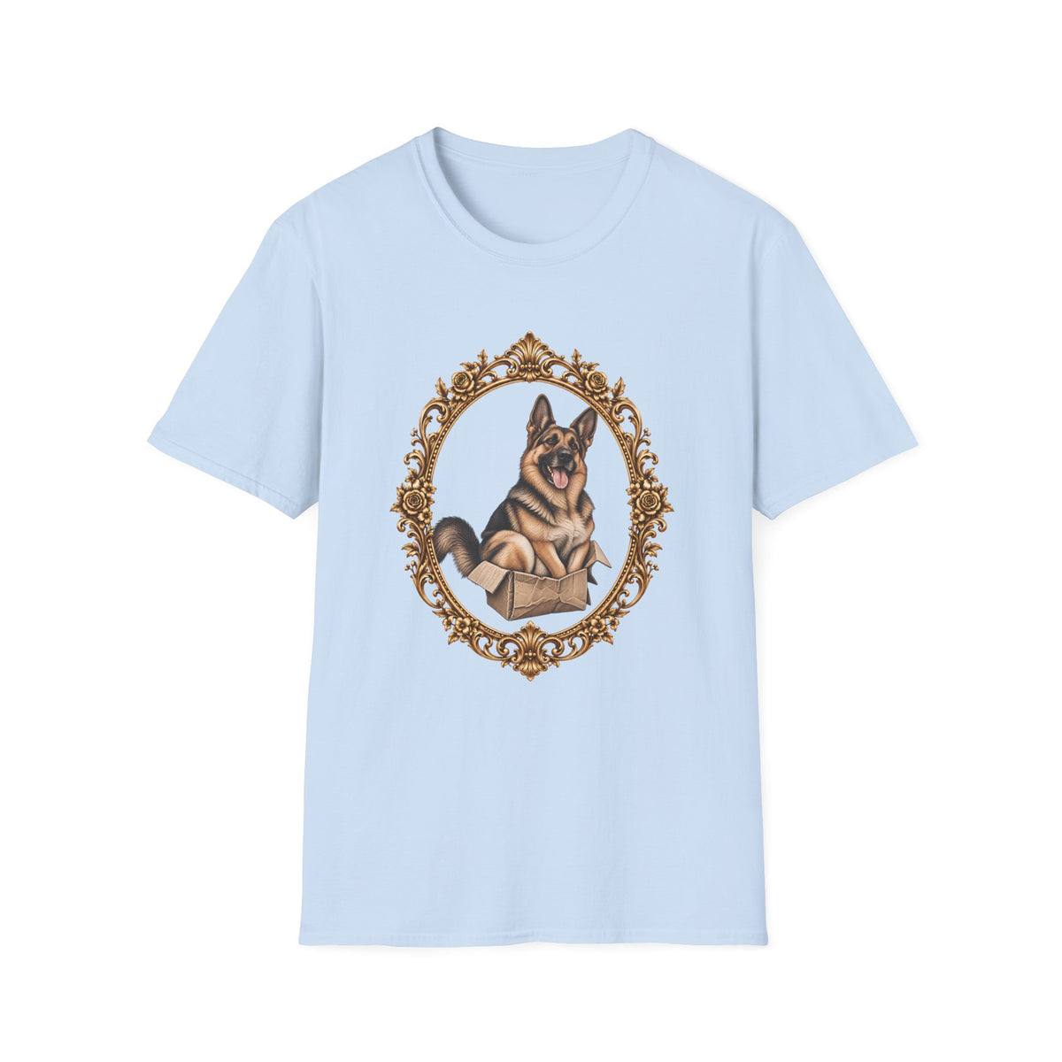 Lord Boxington of the Cardboard Castle – German Shepherd - Supersoft Unisex T-shirt