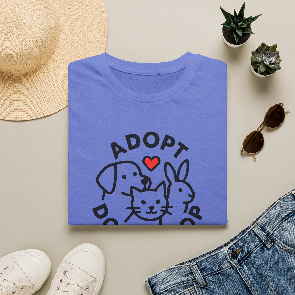 Adopt Don't Shop –  Supersoft Unisex T-Shirt