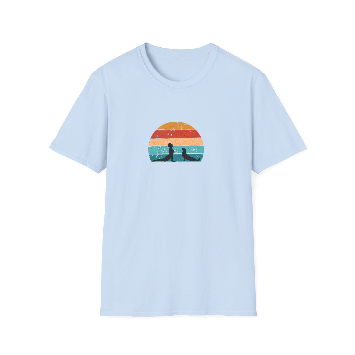 Downward Dog...With My Dog –  Supersoft Unisex T-Shirt