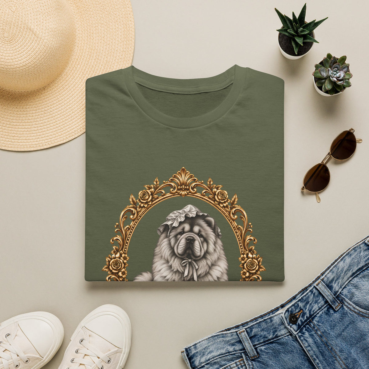 The Dowager Duchess of Fluff – Chow Chow - Supersoft Unisex T-shirt
