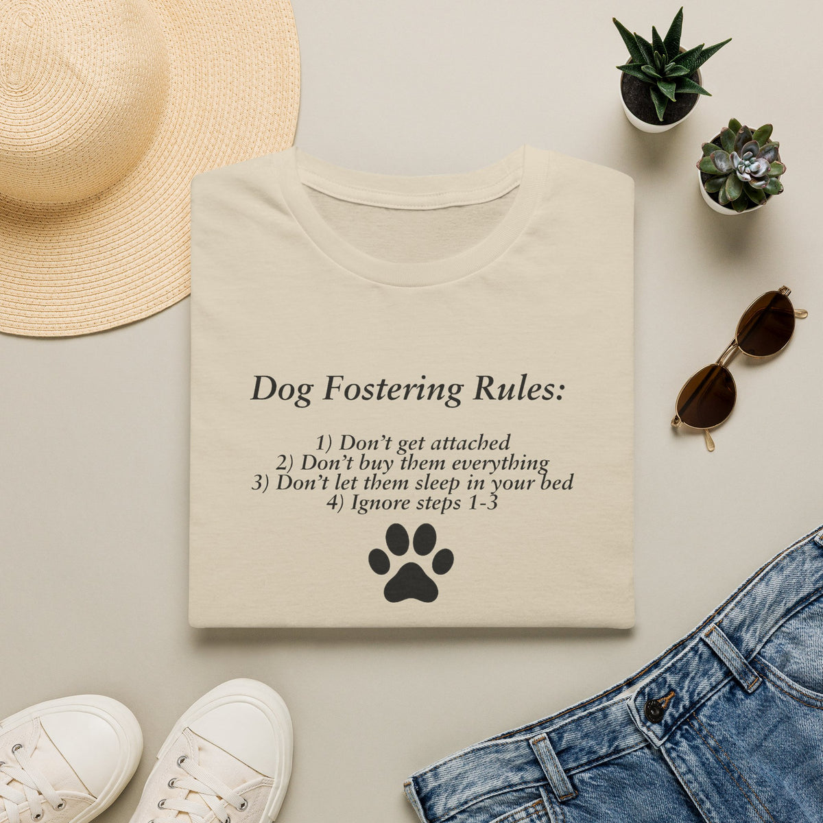 Foster Fail Club – Dog Fostering Rules –  Supersoft Unisex T-Shirt