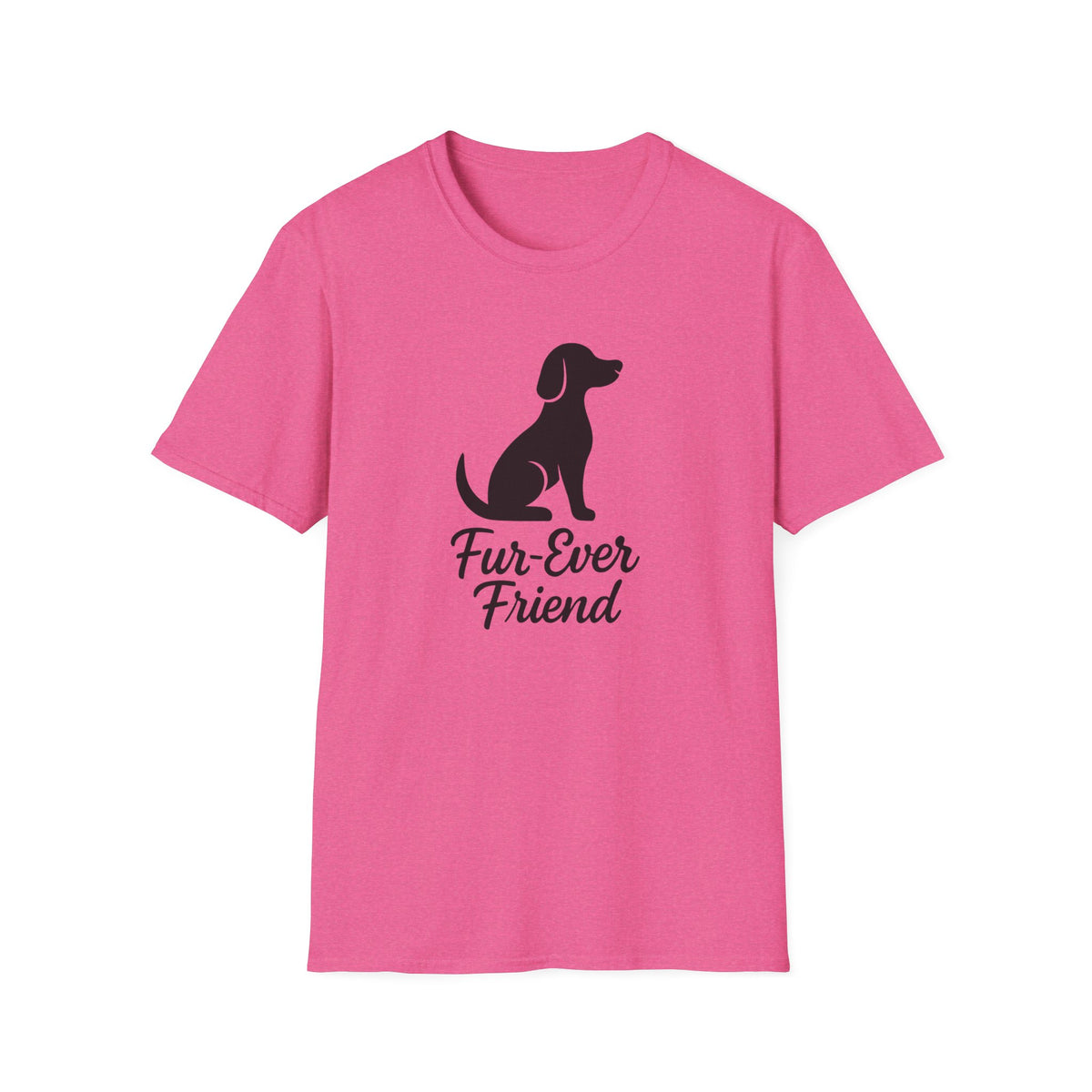Fur-Ever Friend Silhouette –  Supersoft Unisex T-Shirt