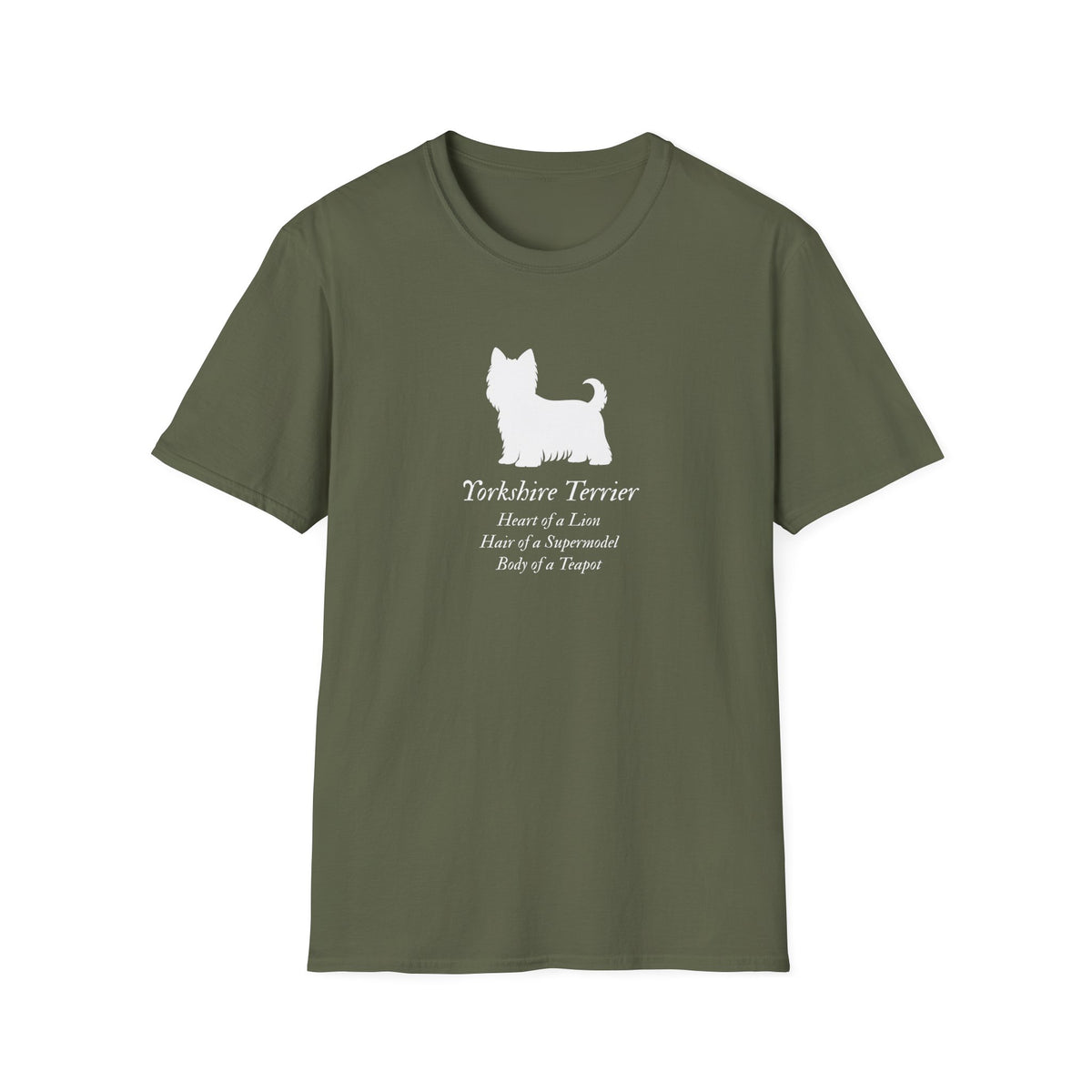 Heart of a Lion - Yorkshire Terrier – Supersoft Unisex T-Shirt