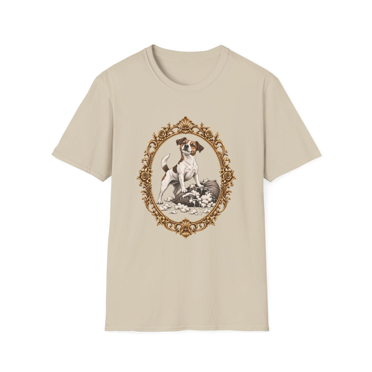 Sir Jack of the Shredded Cushion – Jack Russell - Supersoft Unisex T-shirt