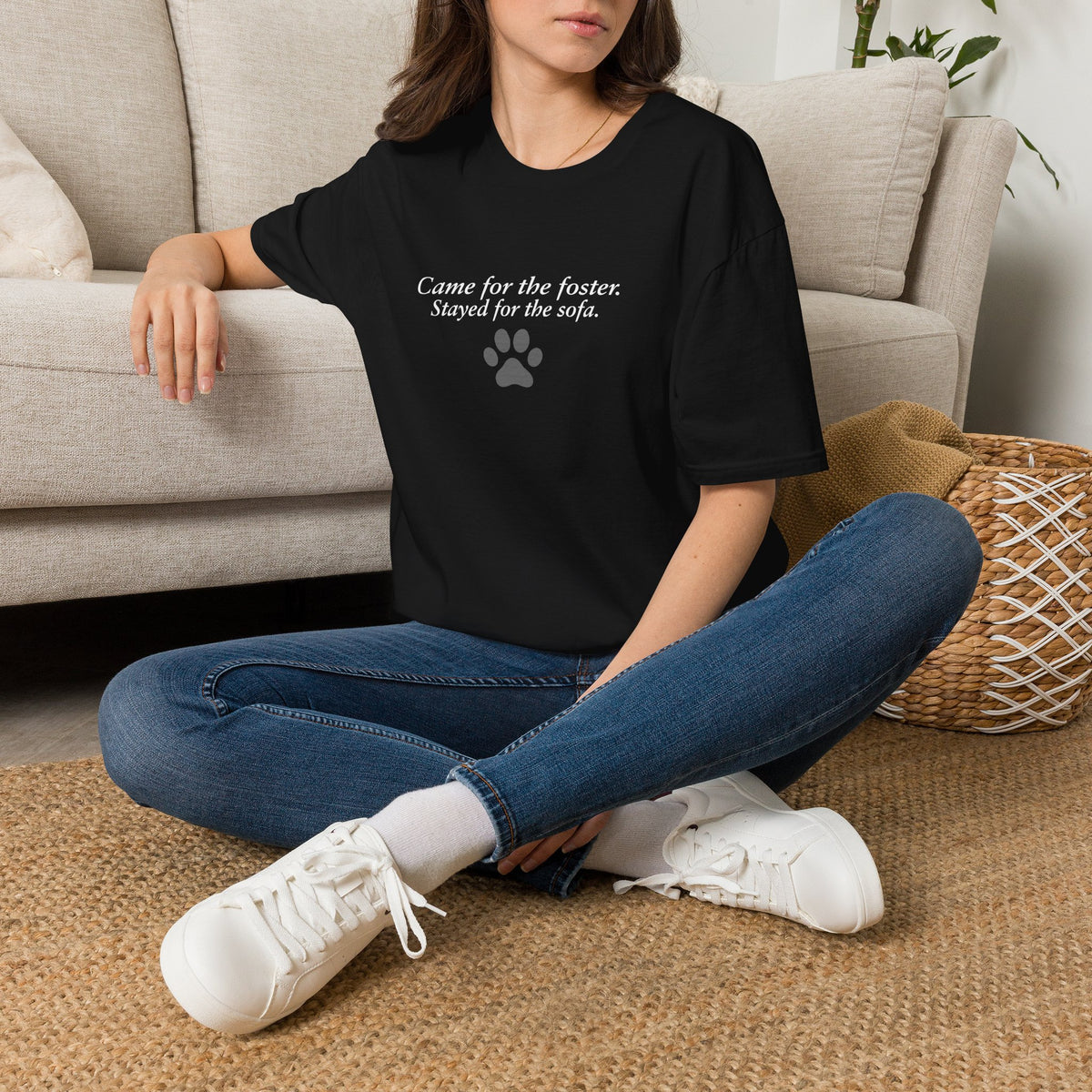 Foster Fail Club – Came for the Foster, Stayed for the Sofa – Supersoft Unisex T-Shirt