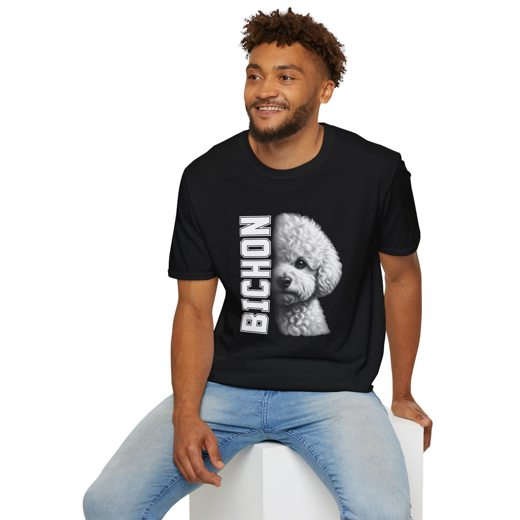 Bichon Frise On Duty - Supersoft Unisex T-shirt