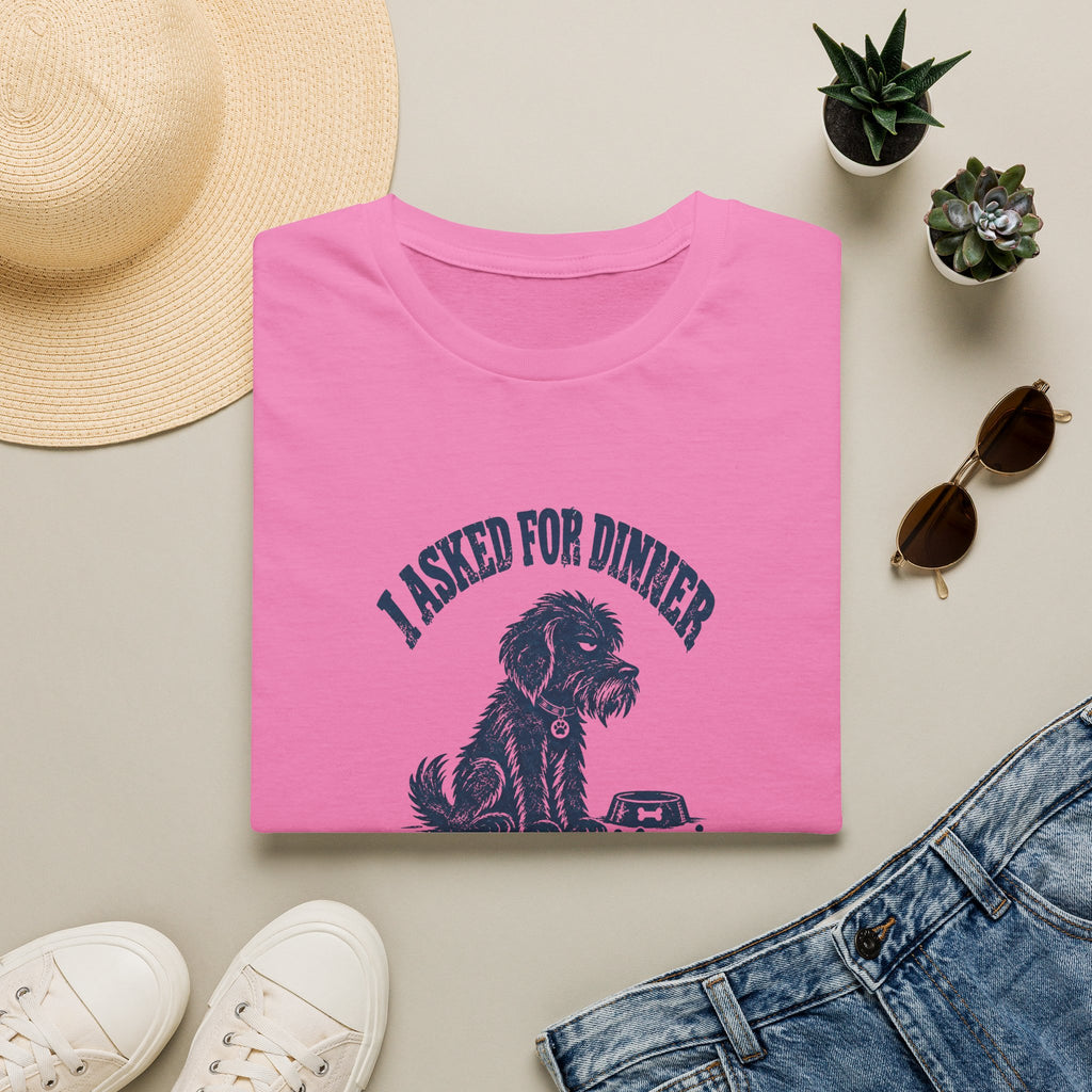 Grumpy Dog - I Asked For Dinner — Supersoft Unisex T-Shirt