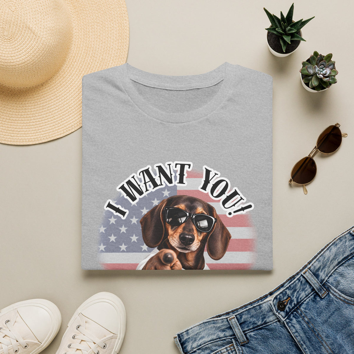 I WANT YOU!...To Pay the Cheese Tax! – Dachshund - Supersoft Unisex T-shirt