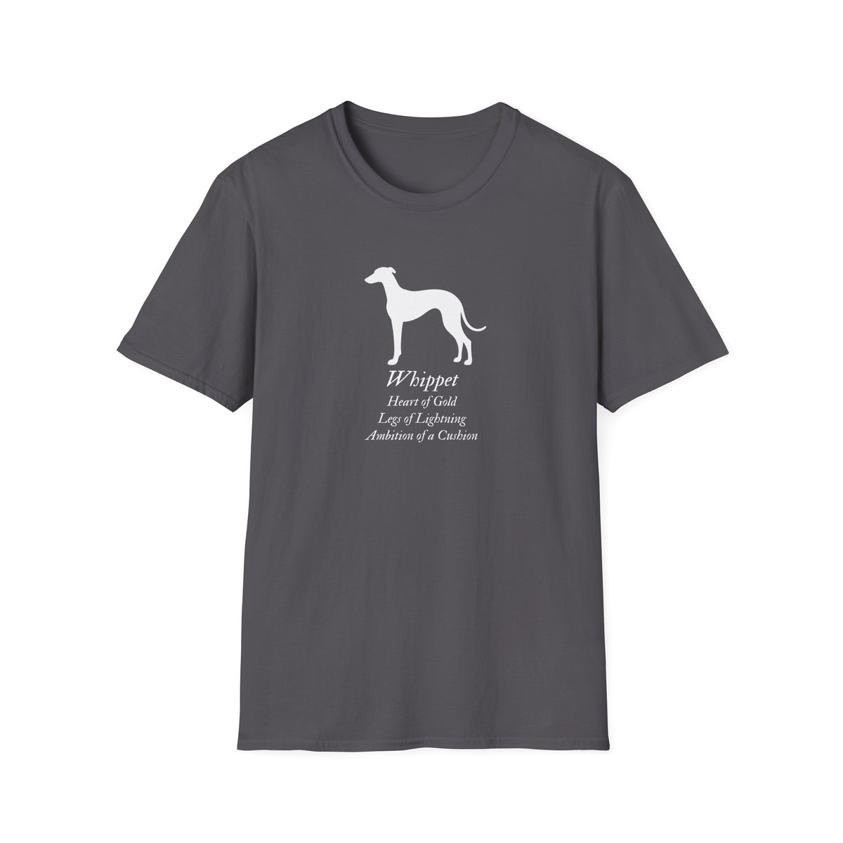 Heart of a Lion - Whippet – Supersoft Unisex T-Shirt