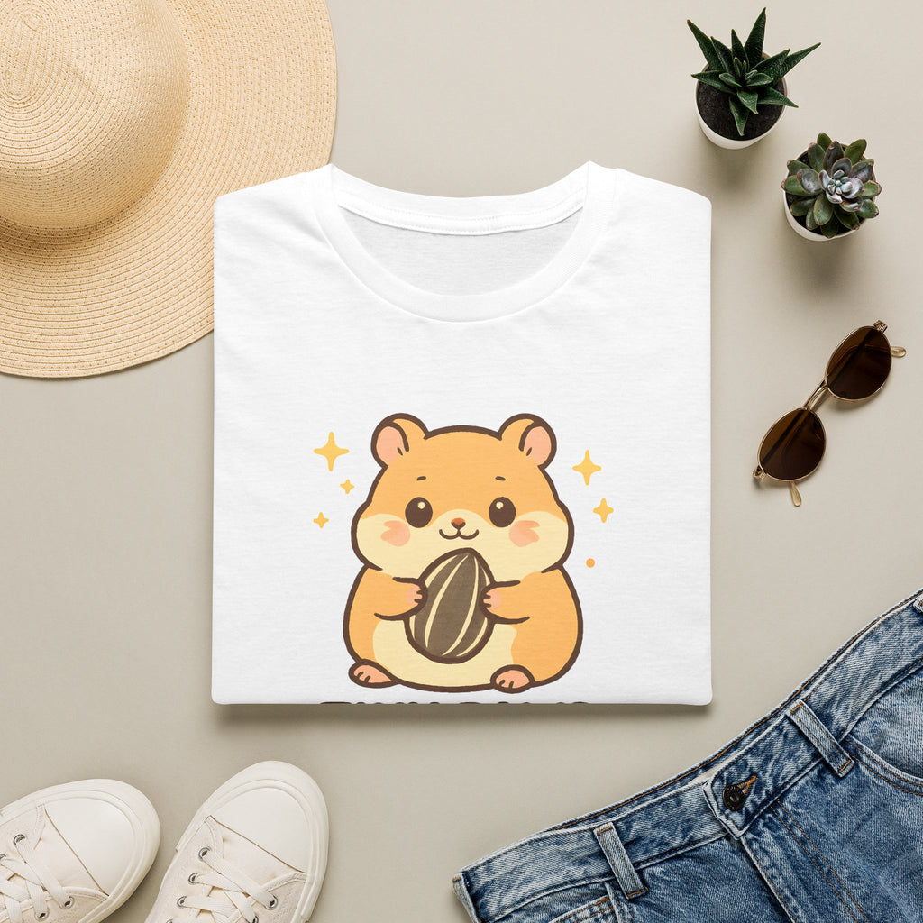 Tiny Paws, Big Love Hamster Cute Kawaii –  Supersoft Unisex T-Shirt