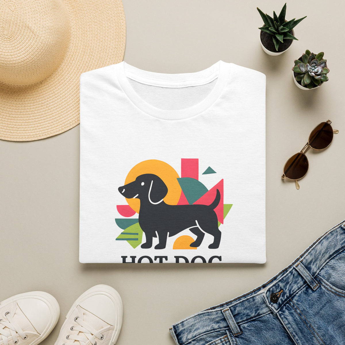 Hot Dog Energy –  Supersoft Unisex T-Shirt