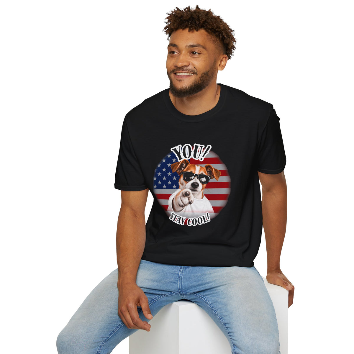 YOU!...Stay Cool! – Jack Russell - Supersoft Unisex T-shirt