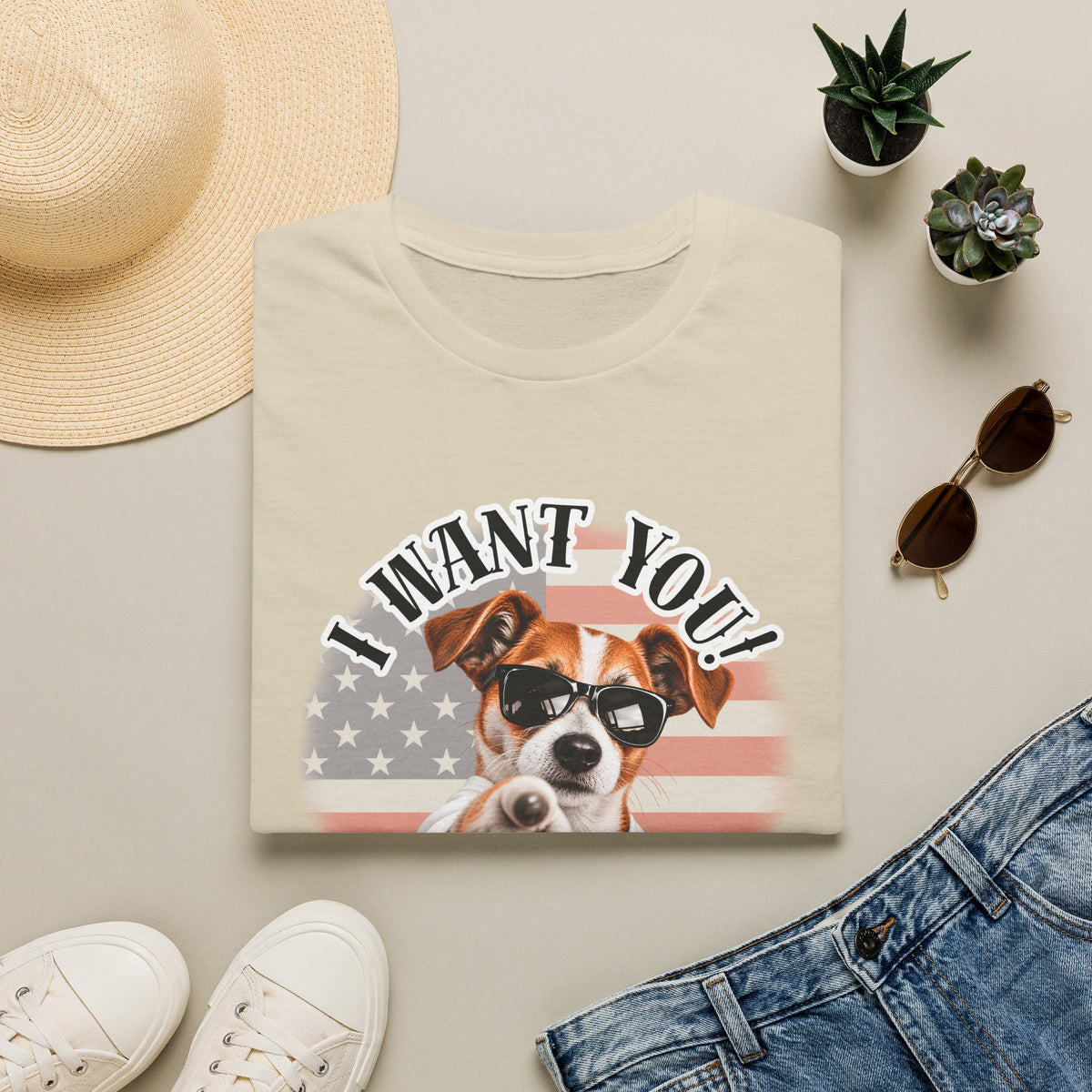 I WANT YOU!...To Pay the Cheese Tax! – Jack Russell - Supersoft Unisex T-shirt