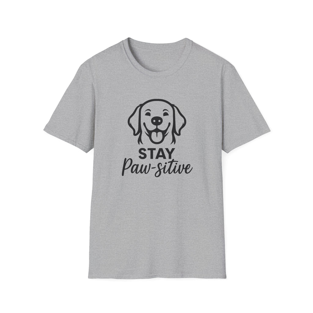 Stay Paw-sitive Labrador –  Supersoft Unisex T-Shirt