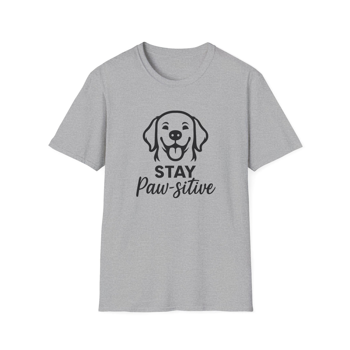 Stay Paw-sitive Labrador –  Supersoft Unisex T-Shirt