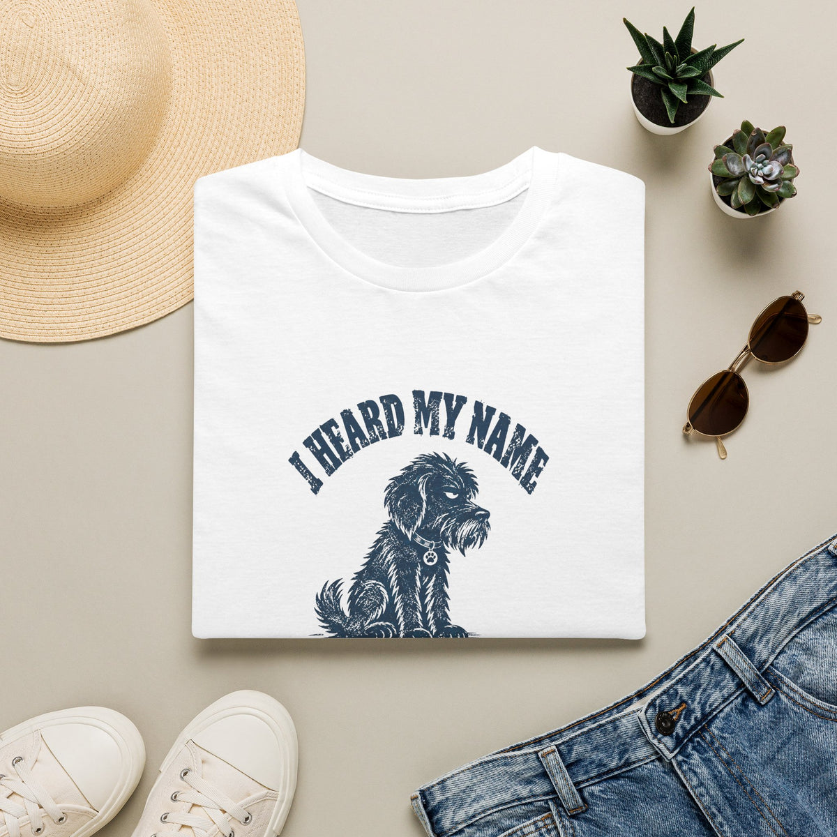 Grumpy Dog - I Heard My Name I Chose Not to Respond –  Supersoft Unisex T-Shirt