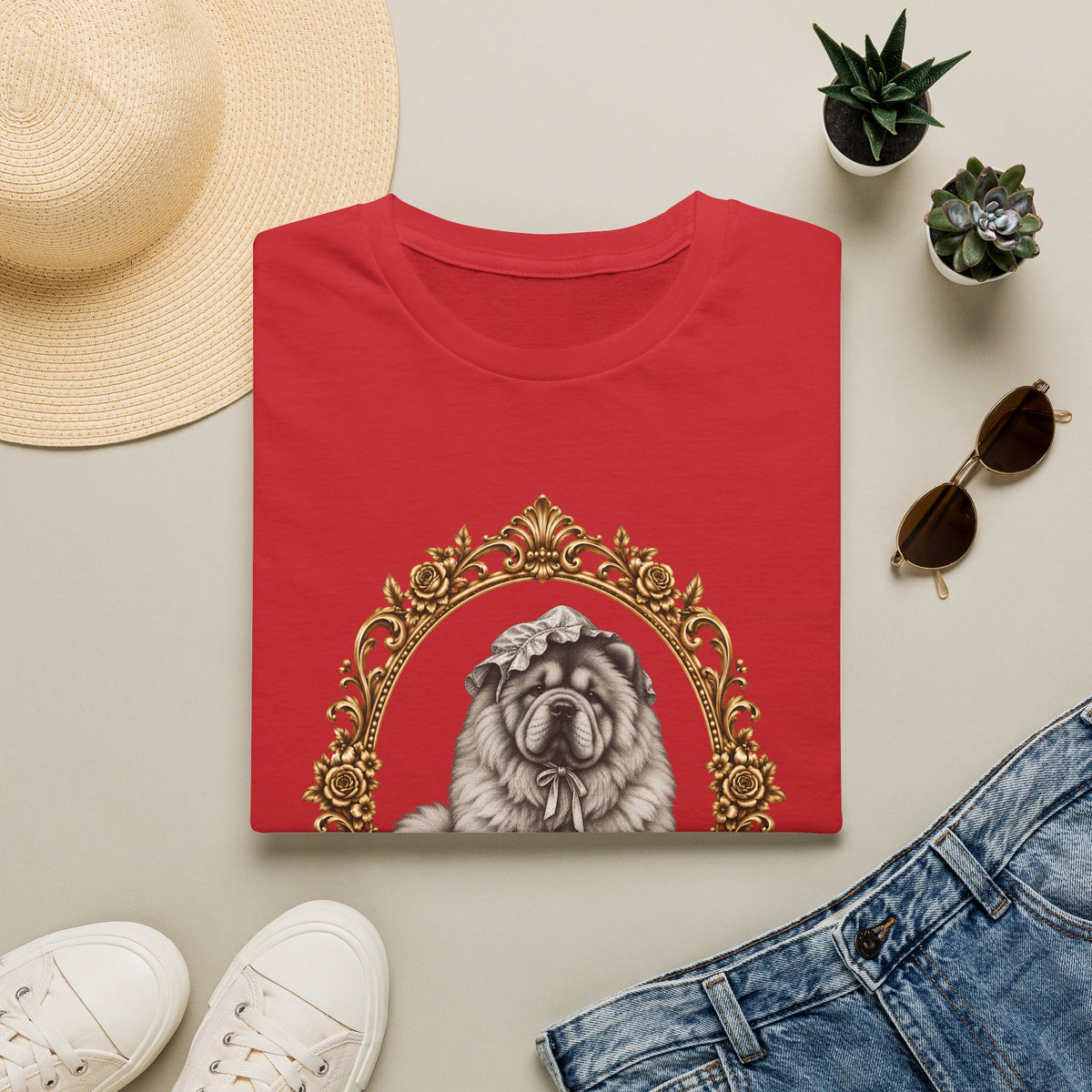 The Dowager Duchess of Fluff – Chow Chow - Supersoft Unisex T-shirt