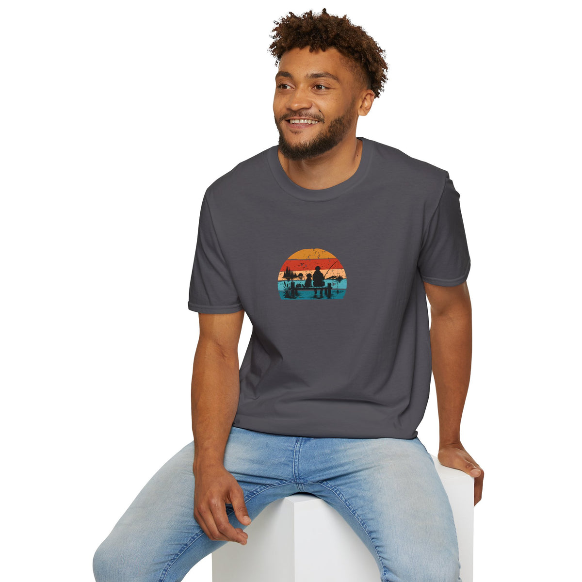Gone Fishing…With My Best Friend –  Supersoft Unisex T-Shirt