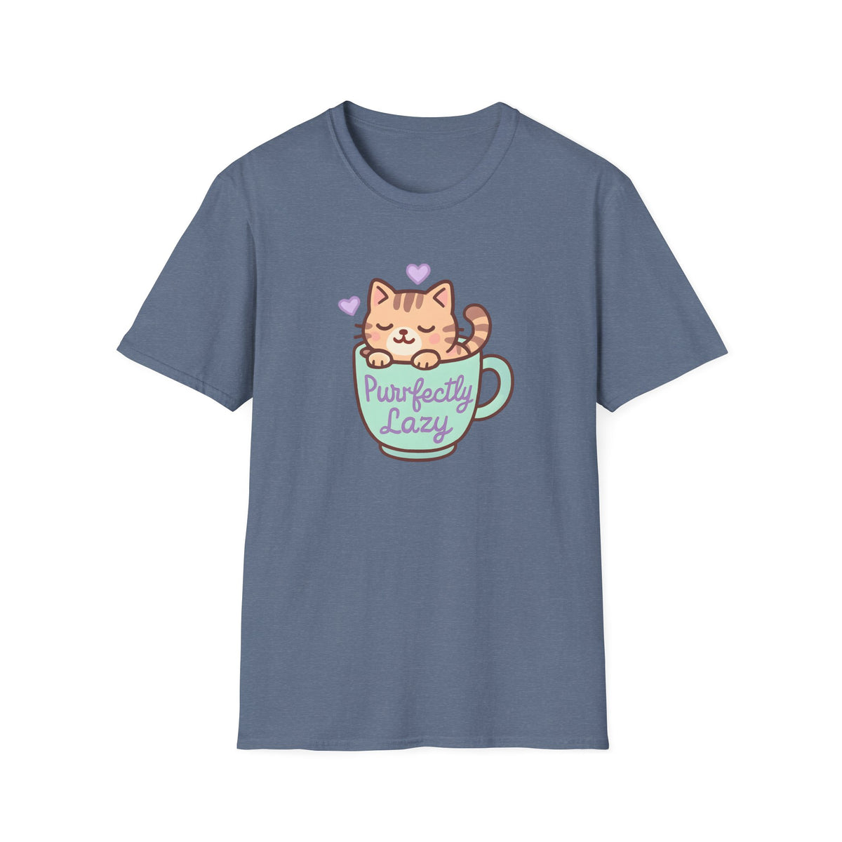 Purfectly Lazy Cat –  Supersoft Unisex T-Shirt