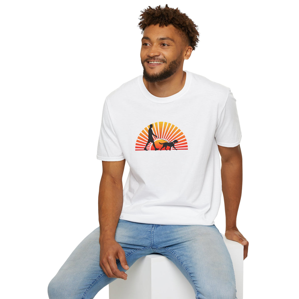 Walkies...Powered by the Dog –  Supersoft Unisex T-Shirt