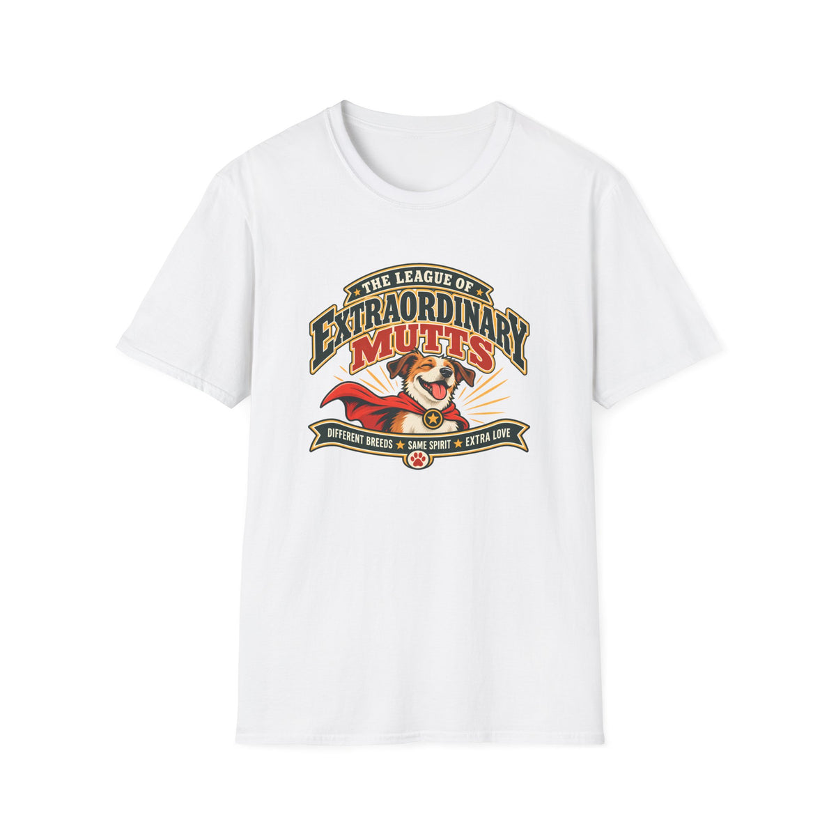 The League of Extraordinary Mutts - Supersoft Unisex T-shirt