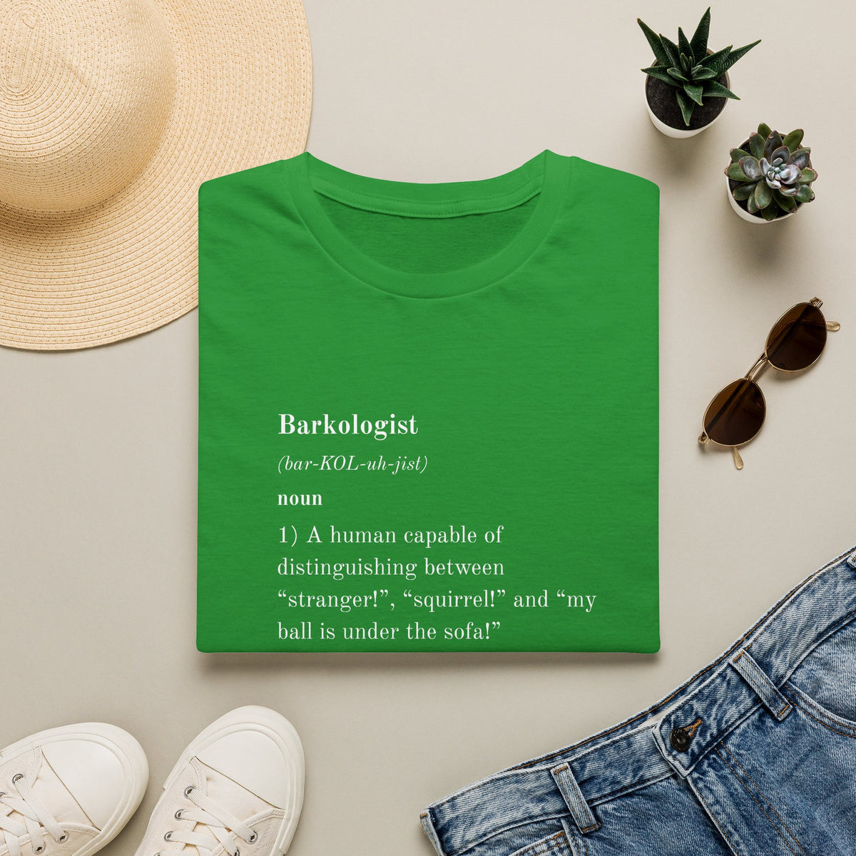 Dictionary of Dog - Barkologist -  Supersoft Unisex T-Shirt