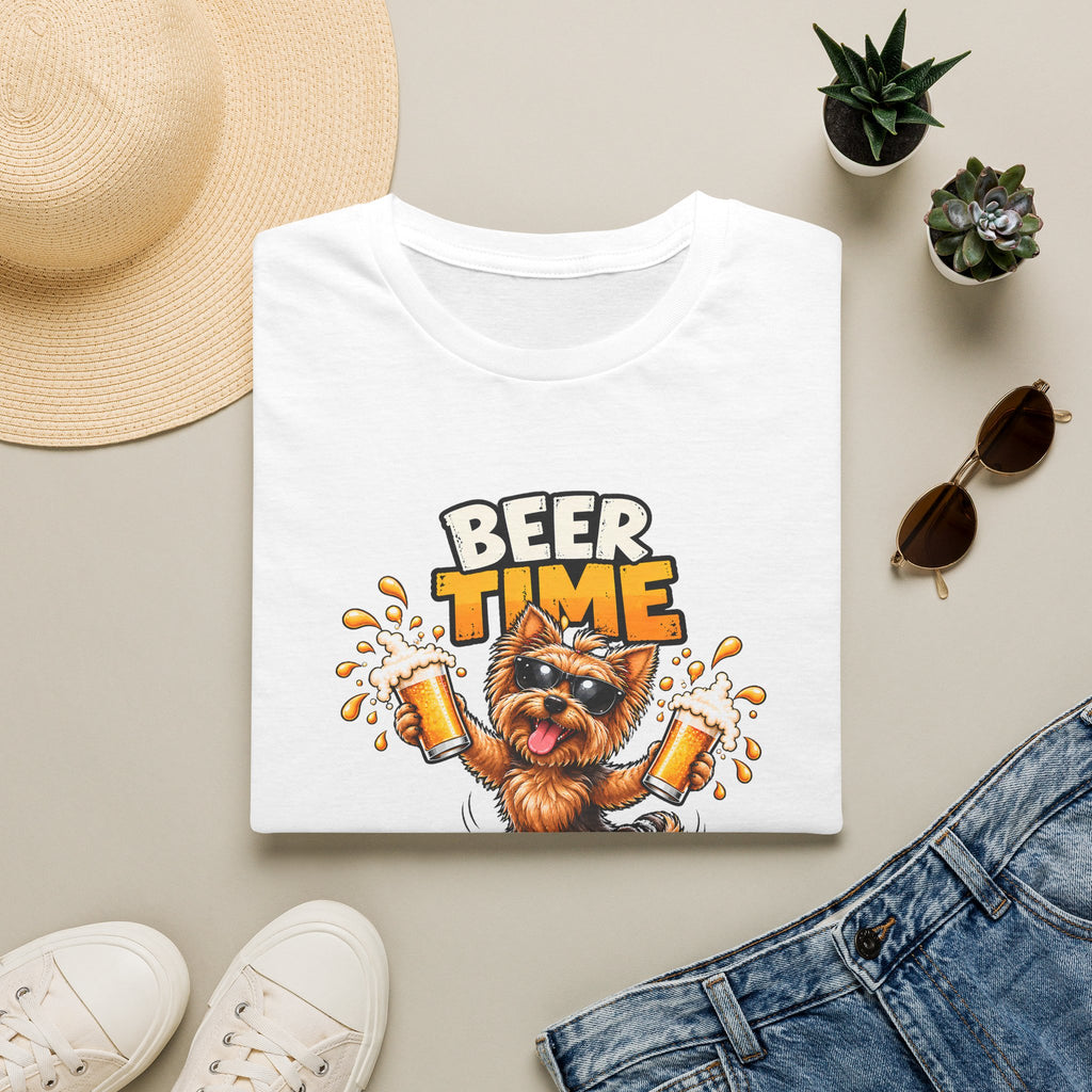 Beer Time, Madafakas! – Yorkshire Terrier - Supersoft Unisex T-shirt